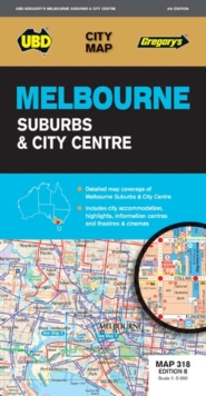 Image for Melbourne Suburbs & City Centre Map 318 8th ed