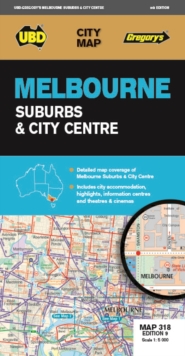 Image for Melbourne Suburbs & City Centre Map 318 9th ed