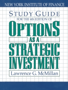 Image for Study Guide for the 4th Edition of Options as a Strategic Investment