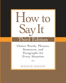 Image for How to Say It, Third Edition