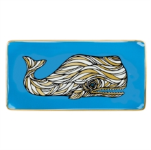 Patch NYC Whale Rectangle Porcelain Tray