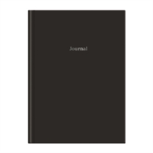 Black Hardcover Journal 7 X 10"