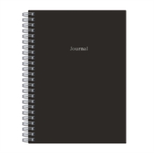 Black Wire-O Journal A5 6 X 8.5"