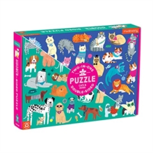 Image for Cats & Dogs 100 Piece Double-Sided Puzzle