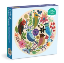 Image for Circle of Avian Friends 1000 Piece Round Puzzle