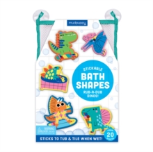 Rub-a-Dub Dinos Stickable Foam Bath Shapes