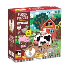 Image for Farm Friends 25 Piece Floor Puzzle with Shaped Pieces