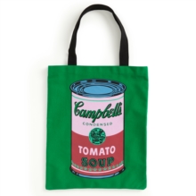 Image for Warhol Soup Can Canvas Tote Bag - Green
