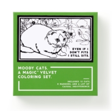 Image for Moody Cats Magic Velvet Coloring Set