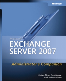Image for Microsoft Exchange server 2007 administrator's companion
