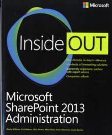Image for Microsoft SharePoint 2013 Administration Inside Out