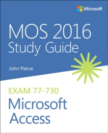 Image for MOS 2016 study guide for Microsoft Access