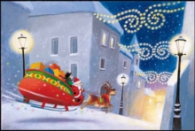 Image for Santa's on His Way Advent Calendar
