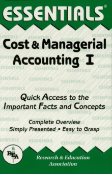 Image for Cost & Managerial Accounting I Essentials