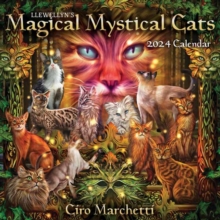 Image for Llewellyn's 2024 Magical Mystical Cats Calendar