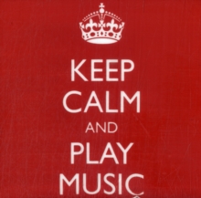 Image for KEEP CALM PLAY MUSIC RED MEMO BLOCK