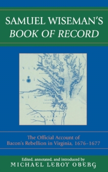 Image for Samuel Wiseman's Book of Record