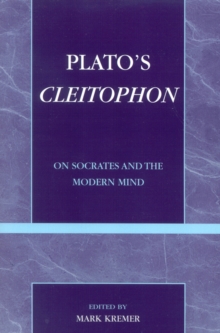 Image for Plato's Cleitophon