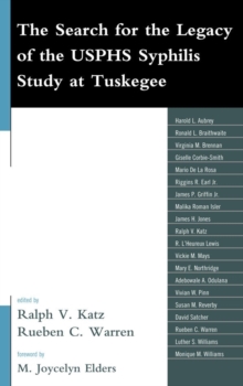 Image for The Search for the Legacy of the USPHS Syphilis Study at Tuskegee