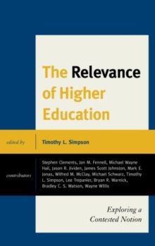 Image for The Relevance of Higher Education