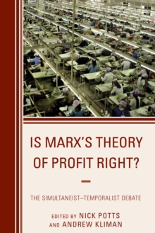 Image for Is Marx's Theory of Profit Right?