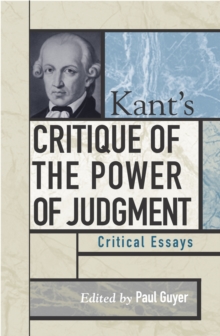 Image for Kant's Critique of the Power of Judgment