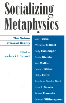 Image for Socializing Metaphysics : The Nature of Social Reality