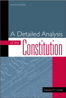 Image for A Detailed Analysis of the Constitution