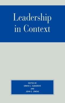 Image for Leadership in context
