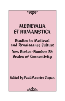 Image for Medievalia et Humanistica, No. 35: Studies in Medieval and Renaissance Culture