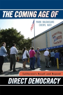 Image for The Coming Age of Direct Democracy: California's Recall and Beyond