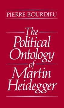 Image for The Political Ontology of Martin Heidegger