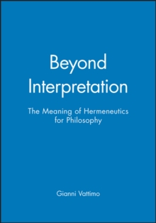 Beyond Interpretation