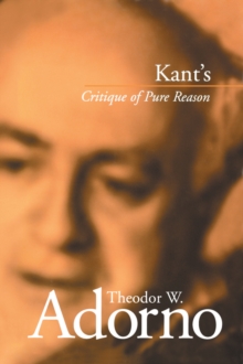 Image for Kant's Critique of pure reason (1959)