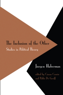 Image for Inclusion of the other: studies in political theory