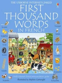Image for The Usborne Internet-linked first thousand words in French  : with Internet-linked pronunciation guide