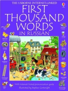 Image for The Usborne internet-linked first thousand words in Russian  : with internet-linked pronunciation guide