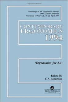 Image for Contemporary Ergonomics