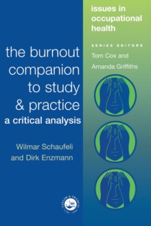 Image for Burnout  : job stress in the human service professions