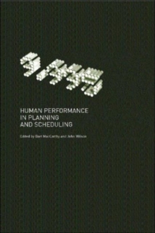 Image for Human Performance in Planning and Scheduling