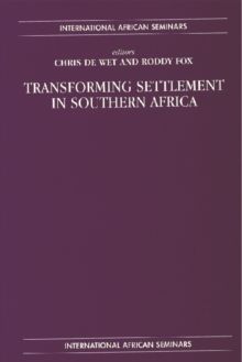 Transforming Settlement in Southern Africa