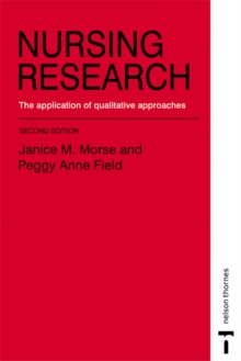 Image for Nursing research  : the application of qualitative approaches