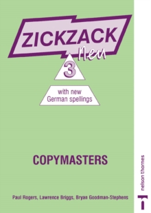 Image for Zickzack Neu 3 New German Spelling - Copymasters