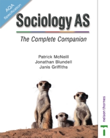 Image for Sociology AS  : the complete companion (AQA)