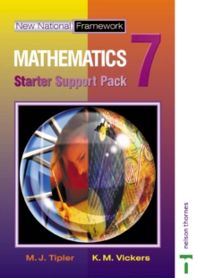 Image for New National Framework Mathematics Starter Support Pack 7
