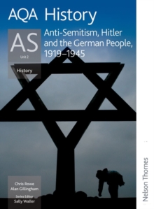 Image for AQA History as Unit 2 Anti-Semitism, Hitler and the German People, 1919-1945