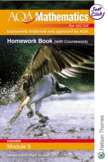 Image for AQA mathematics for GCSEHigher module 5: Homework book