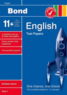 Image for Bond 11+ Test Papers English Multiple-Choice Pack 1
