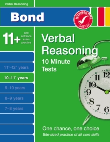 Image for Bond 10 Minute Tests 10-11 Years