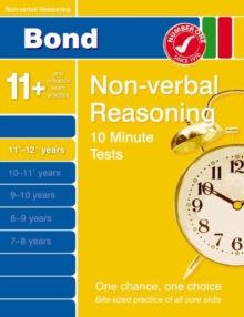 Image for Bond 10 Minute Tests Non-verbal Reasoning 11-12+ Years